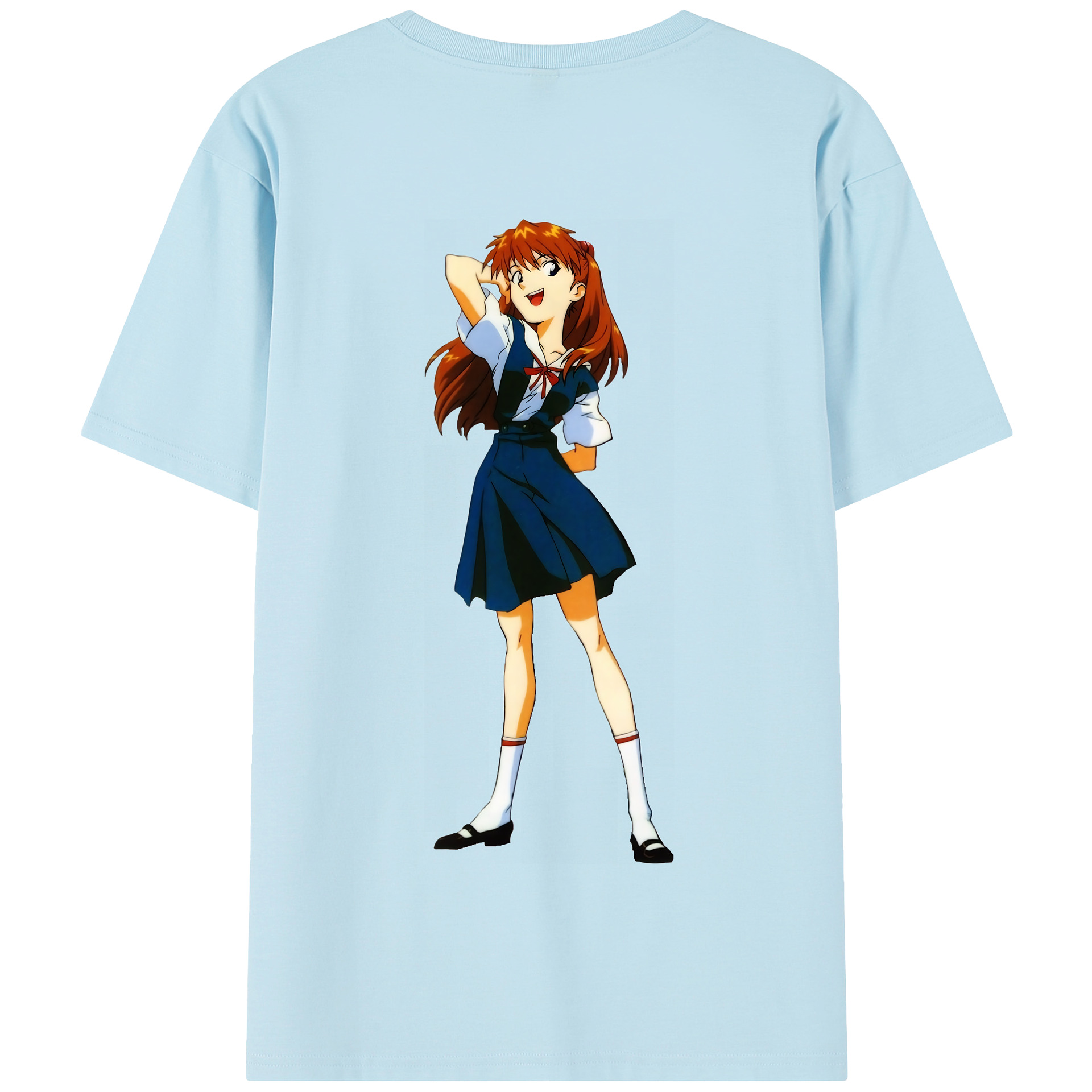 （画像用） EVA 新世紀エヴァンゲリオン 綿100％半袖Tシャツ（背面プリント）
